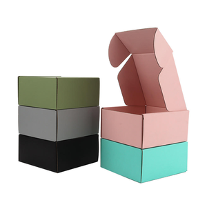 Custom Size Pink Corrugated Tuck Top Aircraft Mailer <b>Box</b> Inside Text Printing Foldable <b>Flat</b> Shipping <b>Box</b> For Beauty Apparel Jewe - Product Image 4
