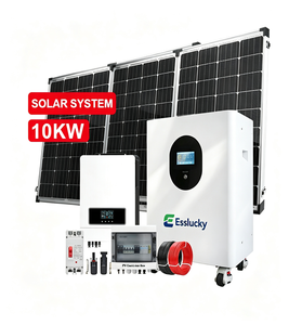 Système d'énergie solaire domestique 3KW 6KW 10KW 15KW 30KW Hybride réseau MPPT Alimentation par batterie - Product Image 1