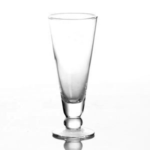 Máquina soplada de alta calidad, diseño clásico, 350ml, vaso de vidrio para beber, logotipo personalizado de fábrica, impresión en forma de pinta, cerveza de degustación artesanal - Product Image 2