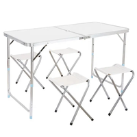 Table pliante en aluminium pour équipement de camping Table en béton pour l'extérieur Table pliable pour camping et randonnée Produits Table et chaise