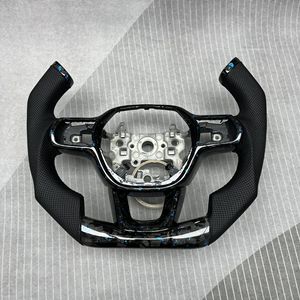 Volante in Fibra di Carbonio e Pelle Personalizzato per Civic 11a Generazione, Stile Sportivo Classico, Parti per Modifica e Aggiornamento <span class=keywords><strong>Auto</strong></span> - Product Image 4