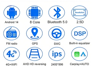 Reproductor Multimedia para Automóvil de 10.25 Pulgadas, Radio Estéreo para Automóvil, Radio para Automóvil para <span class=keywords><strong>FIAT</strong></span> 124 <span class=keywords><strong>Spider</strong></span> 2016-2018 <span class=keywords><strong>Mazda</strong></span> MX5 <span class=keywords><strong>MX</strong></span>-<span class=keywords><strong>5</strong></span> 2016-2020 Carplay Gps - Product Image 5
