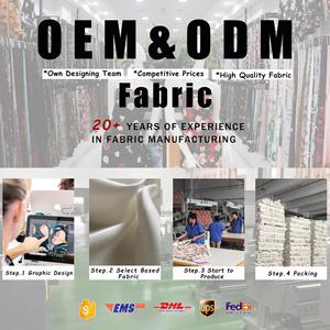 새로운 B28 다크 시안 그린 패턴 코시보 100% 폴리에스터 크레이프 정전기 방지 프린트 원단 (여아 웨딩드레스용) - Product Image 4