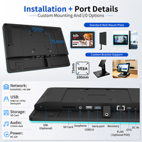 Nueva Tablet Android POE de 10.1 Pulgadas con Pantalla Capacitiva RK3576S 4+32GB WiFi6 Cámara de 5MP Pantalla para Reserva de Salas de Reuniones
