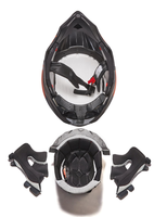 Casques de moto ABS unisexes certifiés DOT ECE Doublure détachable à double lentille Accessoires de moto Casque tout-terrain de moto