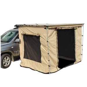 Auvent de véhicule 4x4 étanche sur mesure OEM pour le camping en tout-terrain, <span class=keywords><strong>tente</strong></span> en toile avec poteaux en aluminium 2,5 x 2,5 m pour <span class=keywords><strong>4</strong></span> <span class=keywords><strong>personnes</strong></span> avec espace intérieur - Product Image 3