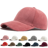 Gorras de Béisbol Veganas Personalizadas de Alta Calidad, de Gamuza Lisa, 6 Paneles, Estructuradas, con Visera Curva, Personalizables con Logotipo Bordado JFB3