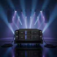 Amplificador de Potencia Metálico AUWAY FP10000Q, 4 Canales, 1350W, 8 ohmios, Sonido Profesional, Clase TD, Alta Eficiencia, Venta al Por Mayor
