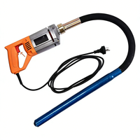 Elektrischer Tragbarer Mini-Betonvibrator Handgehaltener Betonvibrator Geeignet für 35mm Betonvibrationsnadeln