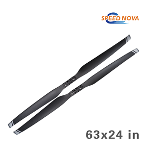 ใบพัดคาร์บอนไฟเบอร์ Big Thrust 63x24 สำหรับโดรนยกของหนักแบบมีคนขับ EVTOL ใช้ได้กับมอเตอร์ Hobbywing X15 T-motor A16L - Product Image 1