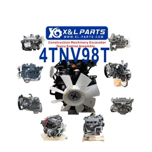YANMAR 4TNV98 motor için 4TNE9 8 dizel motor montajı 4TNE98-BQFLC 4TNV98S komple motor takma parçaları