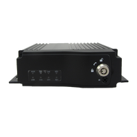 Personnalisé 4 canaux 720P analogique HD SD Mobile DVR double carte SD prise en charge GPS/3G/4G capacité d'extension vue latérale et caméra de recul
