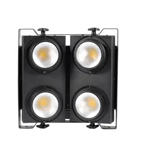 Haute qualité 4x100w COB PRO LED Audience Light 3200K-5600K Blanc chaud Led Stage Light