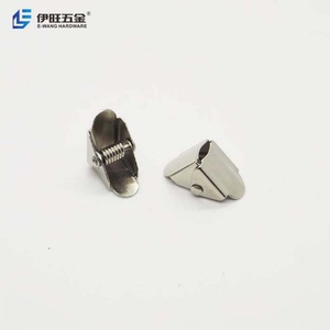 Porte-badges en métal argenté YIWANG, clips pour badges, porte-cartes d'identité - Product Image 4