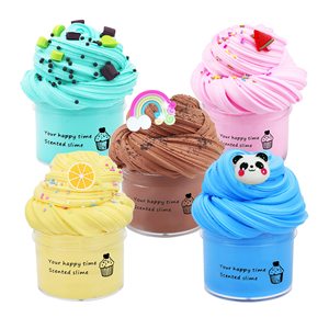 Slime super amusant, mousse douce et parfumée, jouet en mousse de coton, gomme en mousse pour enfants, kit de slime au beurre, lot de 6 - Product Image 1