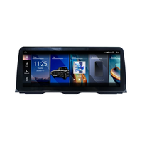 Pemutar Multimedia Mobil 12,3 Inci BMW Seri 5 F10 F11 2011-2016 GPS Navigator Seluruh Dunia CarPlay Android Auto Aux Mirror Link