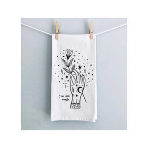 Wholesale 100% Cotton <b>Hands</b> Embroidered 16x26 Inches 115 GSM Handmade Quick Absorbing Sustainable Machine Washable Dish <b>Towels</b> - Product Image 2