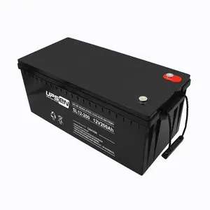 Batterie de stockage de l'énergie Batteries plomb-acide à gel solaire 12V 100ah 150AH 200AH 250AH 3 ans de CE/ISO de batterie gel à cycle profond