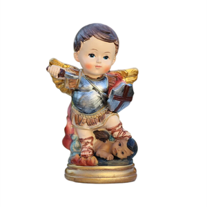 Shunxu nhựa bé Saint <span class=keywords><strong>Michael</strong></span> Tổng lãnh thiên thần thu nhỏ bức tượng bộ sưu tập - Product Image 3