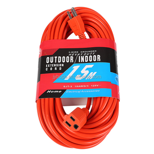<span class=keywords><strong>Cable</strong></span> de Alimentación de 9 Pies con Enchufe Americano de 2 Pines, <span class=keywords><strong>Cable</strong></span> de Extensión de 3 Metros con 3 Tomas de Corriente, <span class=keywords><strong>Regleta</strong></span> de Alimentación Negra con Enchufe Americano - Product Image 2