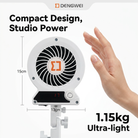 DENGWEI LE300Bi 300W Lumière d'appoint vidéo LED COB bicolore en métal OEM CRI 96+ avec télécommande pour studio photo