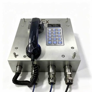 Téléphone SIP <span class=keywords><strong>robuste</strong></span> en acier inoxydable, anti-vandalisme et anti-explosion, pour les centrales électriques, les tunnels, les mines, le secteur maritime et les chantiers de construction. - Product Image 4