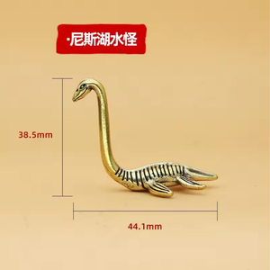 Décor de bureau <span class=keywords><strong>monstre</strong></span> Loch Ness en laiton, écailles complexes artisanales et sculpture de cou, cadeau de créature <span class=keywords><strong>mythique</strong></span> unique - Product Image 3