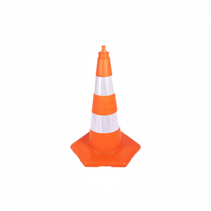 Cono de Tráfico de PVC de 52 cm, Fabricado en Turquía, Señalización de Tráfico Eficaz - Product Image 2