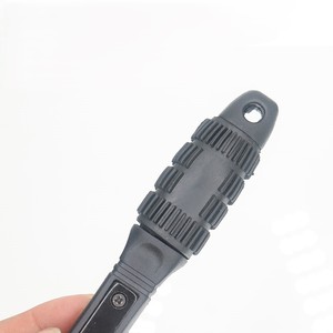 Dual-<span class=keywords><strong>Use</strong></span> 2-in-1 Elektro DIY Black Rhet Schraubens chl üssel und Ratschen werkzeug Carbon Steel Drill Chuck Key und Basin Socket <span class=keywords><strong>Spanner</strong></span> - Product Image 3