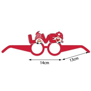 Gafas de Papel con Temática de San Valentín, Accesorios para Fotos, Decoraciones Divertidas para Fiestas - Product Image 5