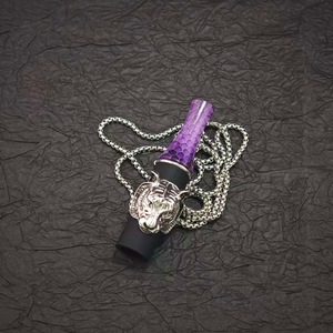 Embout de chicha portable en métal avec cordon, tête d'animal 3D - Product Image 6