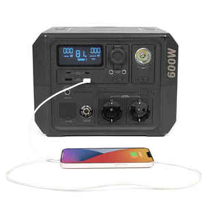 Bán buôn 600 Wát năng lượng mặt trời điện xách tay Máy phát điện sao lưu cung cấp điện Trạm điện cho cắm trại - Product Image 1