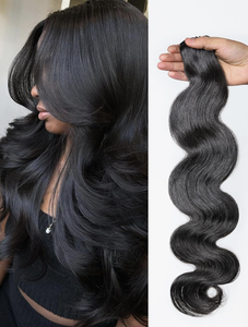 热销夹式接发，批发深色卷发束，自然造型 - Product Image 3