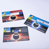 2024 gros lunettes d'éclipse de visualisation solaire ce iso certifié lunettes d'éclipse solaire en plastique