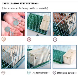 Offre Spéciale Chinois Cage D'élevage D'oiseaux Canari Jaula Par Aves L'amour Africain Oiseau Cage D'élevage D'oiseaux/ - Product Image 6