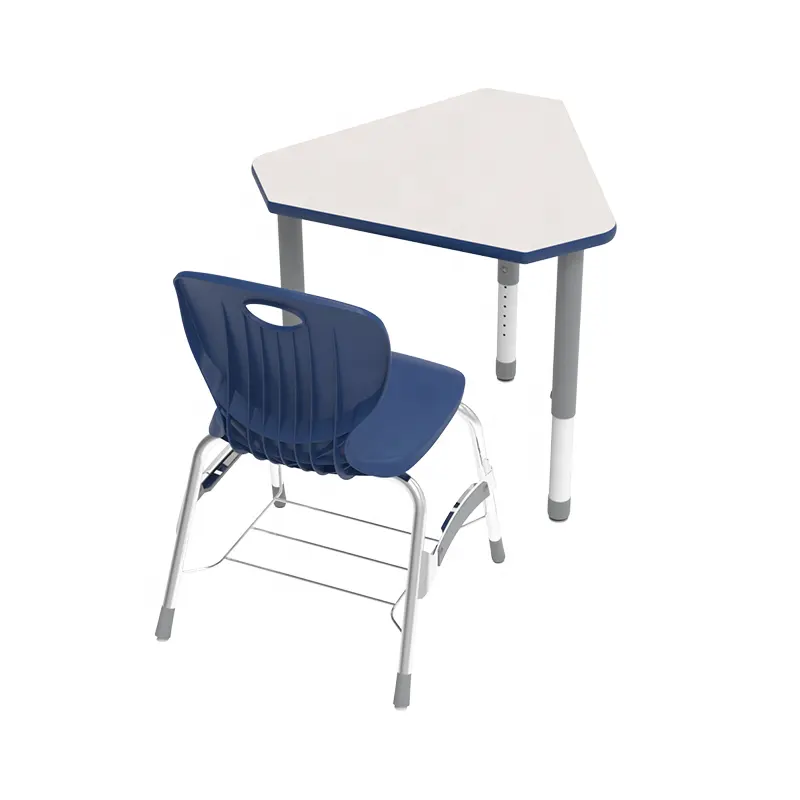 Alta Qualidade Dois Móveis Escolares De Madeira Mesa e Cadeira Classroom Study Mesa e Cadeiras