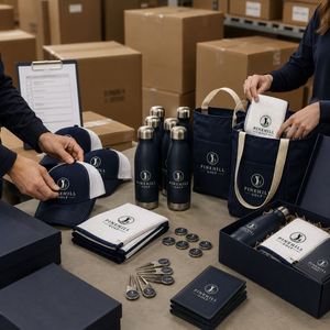 Kit de bienvenue personnalisé pour tournoi en gros OEM/ODM avec casquette, serviette de golf, marqueur de balle, bouteille et coffret cadeau - Product Image 4