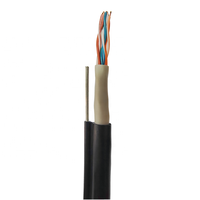 Kabel Jaringan UTP BC CCA Berkualitas Tinggi Tanpa Pelindung 4 Pasang 24AWG Cat5E dengan Jaket Ganda 8 Konduktor