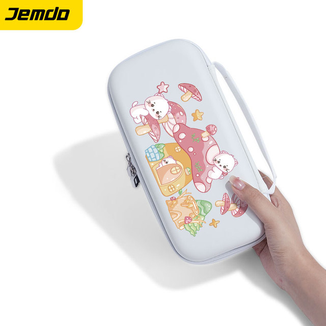 Jemdo Theme Patterned EVA Storage Bag for Nintendo Switch2 Desktop Game Console Compatible Accessories with TPU Protection
