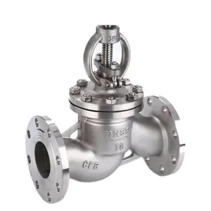 Válvula de brida de globo de acero inoxidable de baja presión, alta calidad, accionada por motor, fabricante de China
