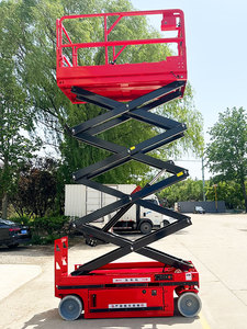 Alta qualità 4m 6m 8m 10m 12m 14m 320Kg capacità elettrico Mobile a forbice Manlift piattaforma Mobile terreno accidentato - Product Image 2