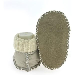 Botines de Piel de Oveja para Bebé, Cerrados en la Punta, Forrados de Piel, Suela de Cuero Genuino, Cálidos para Invierno, Unisex, Botas para la Nieve - Product Image 3