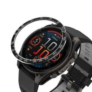 Eraysun Bisel de Metal para <span class=keywords><strong>Garmin</strong></span> Fenix 8 51MM 47MM 43MM Reloj Inteligente Marco de Escala de Tiempo/Velocidad Anillo Protector Parachoques - Product Image 5