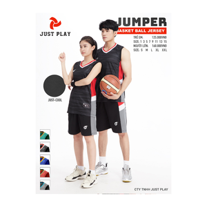 Ensemble de maillots de basket-ball brodés personnalisés de haute qualité vêtements de sport respirants directement de l'usine du Vietnam prêt à expédier - Product Image 1