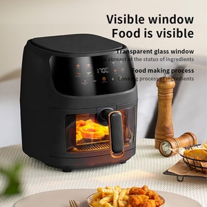 <span class=keywords><strong>Friteuse</strong></span> à Air Électrique Carrée 8L, Moderne et Multifonctionnelle, à Commande Numérique, Arrêt Automatique, en Plastique pour Usage Domestique et Hôtelier - Product Image 5