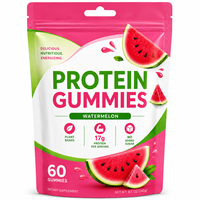 Gummies Protéinés Avancés 17g par Portion Isolat de Protéine de Pois avec Minéraux Électrolytiques Gummies pour le Sport et le Quotidien OEM