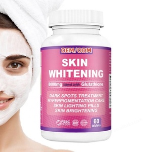 Cápsulas Blanqueadoras de Piel con 8000mg de Glutatión para Manchas Oscuras, Suplemento Blanqueador, Productos para Blanquear la Piel Rápidamente - Product Image 2