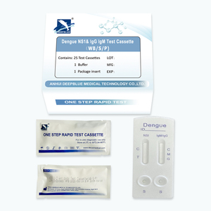 Kit de test rapide en cassette DEEPBLUE Diagnostic Dengue IgG/IgM NS1, précision de 99 %, temps de lecture de 15 minutes, sérum/plasma/sang total - Product Image 5