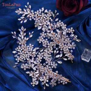 YouLaPan - Joyería de Cristal de Lujo para el Cabello de Novia, Accesorios para el Cabello de Novia, Pinza para el Cabello de Novia, Tiara para Concurso de Belleza, Horquillas para el Cabello, HP253 - Product Image 5