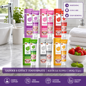 Pasta Dental con <span class=keywords><strong>Bicarbonato</strong></span> de Sodio, Aminoácidos y Probióticos, Tamaño Regular, Limpia los Dientes, Refresca el Aliento, Venta Directa de Fábrica al por Mayor - Product Image 6